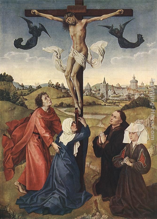 Rogier van der Weyden Crucifixion Triptych central panel